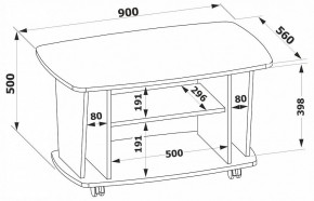 Стол журнальный СЖ-3 в Советском - sovetskiy.mebel24.online | фото 3