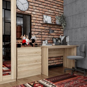 Стол КАСТОР письменный 120х65, цвет Дуб Сонома в Советском - sovetskiy.mebel24.online | фото 3