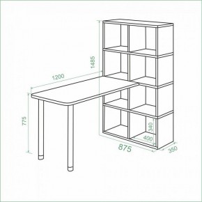 Стол компьютерный Bartolo в Советском - sovetskiy.mebel24.online | фото 2