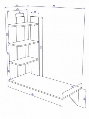 Стол компьютерный Домино Cross СтТ5 в Советском - sovetskiy.mebel24.online | фото 2