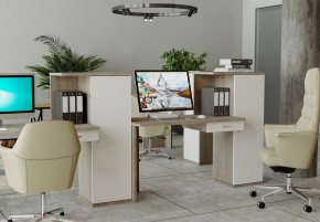 Стол компьютерный Домино Lite СКЛ-ПРЯМ100+ШК КБЕ в Советском - sovetskiy.mebel24.online | фото 2