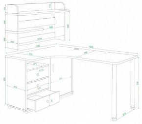 Стол компьютерный Домино нельсон СР-165М в Советском - sovetskiy.mebel24.online | фото 2