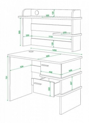 Стол компьютерный Домино СД-15 в Советском - sovetskiy.mebel24.online | фото 4