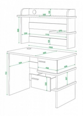 Стол компьютерный Домино СД-15 в Советском - sovetskiy.mebel24.online | фото 3