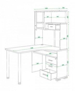 Стол компьютерный Домино СР-130 в Советском - sovetskiy.mebel24.online | фото 5