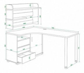 Стол компьютерный Домино СР-145М в Советском - sovetskiy.mebel24.online | фото 5