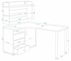 Стол компьютерный Домино СР-145М в Советском - sovetskiy.mebel24.online | фото 2