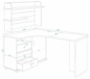 Стол компьютерный Домино СР-165 в Советском - sovetskiy.mebel24.online | фото 2