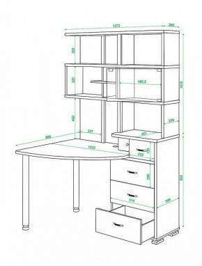 Стол компьютерный Домино СР-320 в Советском - sovetskiy.mebel24.online | фото 5
