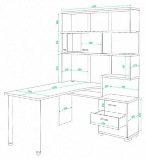 Стол компьютерный Домино СР-420/130 в Советском - sovetskiy.mebel24.online | фото 2