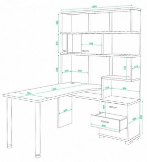 Стол компьютерный Домино СР-420/130 в Советском - sovetskiy.mebel24.online | фото 2