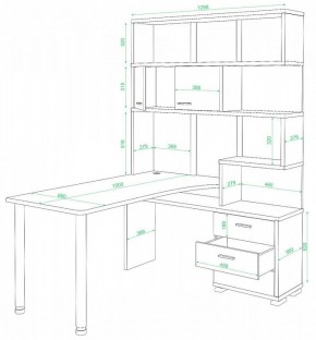 Стол компьютерный Домино СР-420/150 в Советском - sovetskiy.mebel24.online | фото 2