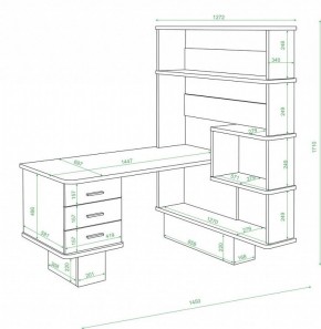 Стол компьютерный Домино СР-520 в Советском - sovetskiy.mebel24.online | фото 2