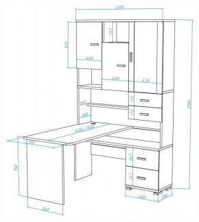 Стол компьютерный Домино СР-620-160 в Советском - sovetskiy.mebel24.online | фото 2