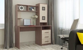 ФАВОРИТ Стол компьютерный (ясень шимо комб.) в Советском - sovetskiy.mebel24.online | фото