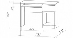 НИЦЦА-10 Стол компьютерный (НЦ.10) в Советском - sovetskiy.mebel24.online | фото 2