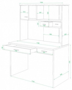 Стол компьютерный СК-60 в Советском - sovetskiy.mebel24.online | фото 2