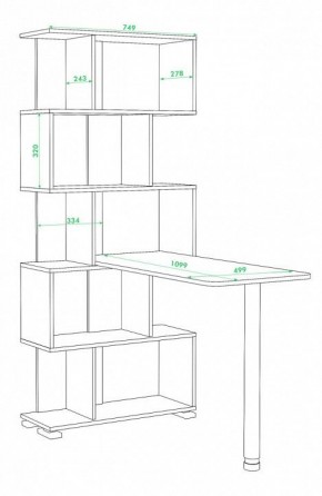 Стол компьютерный СЛ-5СТ в Советском - sovetskiy.mebel24.online | фото 2