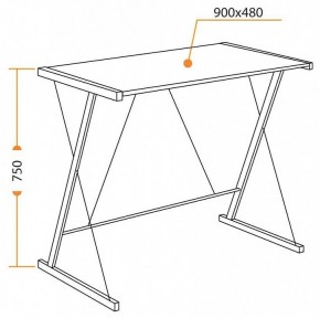 Стол компьютерный WD-09 в Советском - sovetskiy.mebel24.online | фото 6