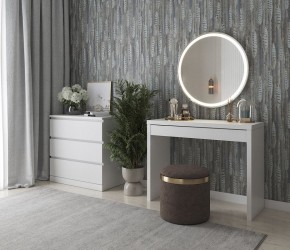 Стол косметический Энкель 100 белый в Советском - sovetskiy.mebel24.online | фото 4