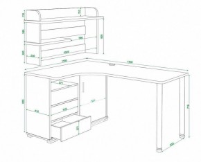 Стол письменный Домино СР-145СМ в Советском - sovetskiy.mebel24.online | фото 5