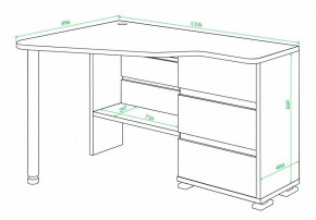 Стол письменный Домино СР-322С в Советском - sovetskiy.mebel24.online | фото 2