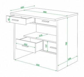 Стол письменный Живой дизайн СК-12 в Советском - sovetskiy.mebel24.online | фото 2