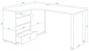 Стол письменный СР-145СМ в Советском - sovetskiy.mebel24.online | фото 2