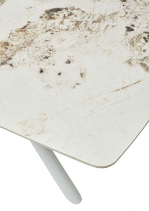 Стол RIVOLI 140 GLOSS LUXURY PANDORA SOLID CERAMIC / WHITE, ®DISAUR в Советском - sovetskiy.mebel24.online | фото 10