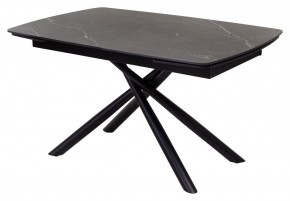 Стол RIVOLI 140 MATT BLACK MARBLE SOLID CERAMIC / BLACK, ®DISAUR в Советском - sovetskiy.mebel24.online | фото 1