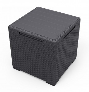 Стол с функцией хранения Виго (Vigo storage box) графит в Советском - sovetskiy.mebel24.online | фото 2