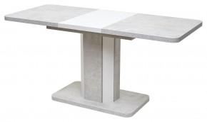 Стол STORK 120 Белый бетон/ Белый М-City в Советском - sovetskiy.mebel24.online | фото 1
