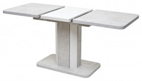Стол STORK 120 Белый бетон/ Белый М-City в Советском - sovetskiy.mebel24.online | фото 3