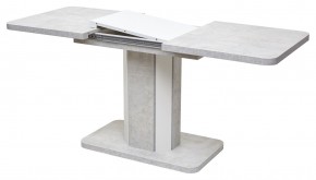 Стол STORK 120 Белый бетон/ Белый М-City в Советском - sovetskiy.mebel24.online | фото 4
