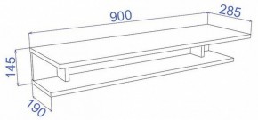 Стол туалетный Cross КП1 в Советском - sovetskiy.mebel24.online | фото 2