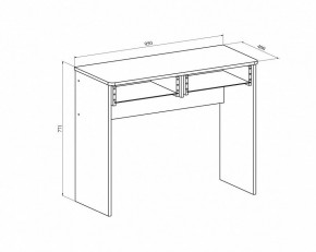 Стол туалетный Эконом Стандарт ТС-25 в Советском - sovetskiy.mebel24.online | фото 7