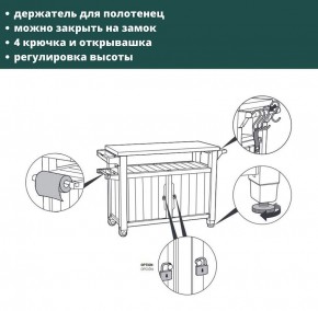 Столик для барбекю 207 Л (Unity XL 207L) в Советском - sovetskiy.mebel24.online | фото 9