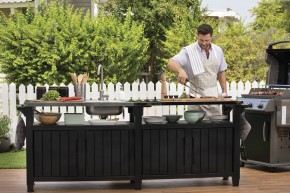 Столик для барбекю 415 Л (Unity Chef 415 L) графит в Советском - sovetskiy.mebel24.online | фото 4
