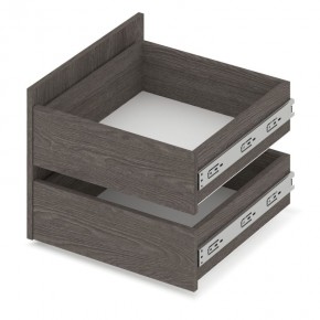 СТОУН С41 Шкаф 4-х створчатый с ящиками (анкор темный/анкор светлый) в Советском - sovetskiy.mebel24.online | фото 5