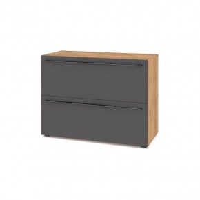СТОУН С81 Комод (золотой дуб/графит) в Советском - sovetskiy.mebel24.online | фото 1