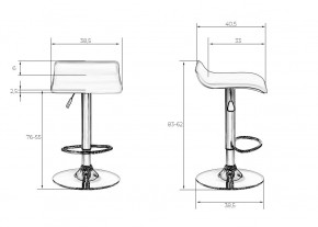 Стул барный DOBRIN TOMMY, красный в Советском - sovetskiy.mebel24.online | фото 8