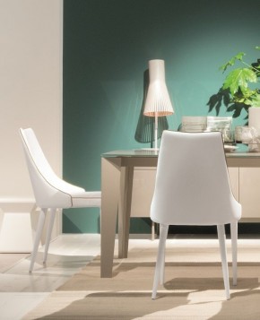 Стул CLARA 40.11 (TR505 white with sand cordonet, экокожа) в Советском - sovetskiy.mebel24.online | фото 3