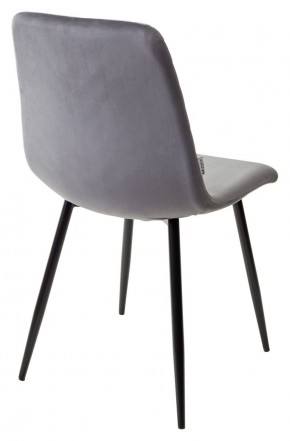 Стул DUKE BLUVEL-14 GREY, велюр / черный каркас М-City в Советском - sovetskiy.mebel24.online | фото 3
