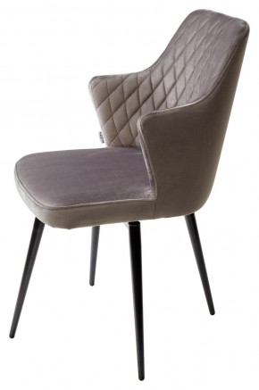 Стул HERMAN 360 град. ГРАФИТ #14, велюр / черный каркас М-City в Советском - sovetskiy.mebel24.online | фото 4