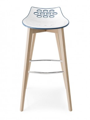 Стул JAM W CB/1487, ash.P12 smoke/ P799-P12P WHITE/ GLOSSY SKY BLUE в Советском - sovetskiy.mebel24.online | фото
