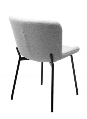 Стул RIYA UF992-01 Белый, teddy / черный каркас М-City в Советском - sovetskiy.mebel24.online | фото 2