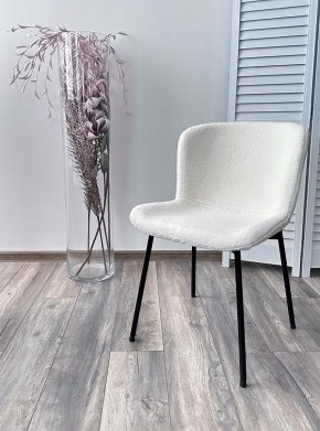 Стул RIYA UF992-01 Белый, teddy / черный каркас М-City в Советском - sovetskiy.mebel24.online | фото 3