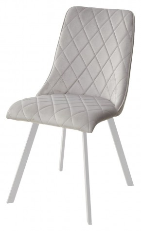 Стул TYCOON BLUVEL-03 LIGHT GREY / белый каркас М-City в Советском - sovetskiy.mebel24.online | фото 1