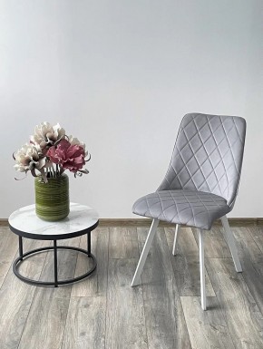 Стул TYCOON BLUVEL-03 LIGHT GREY / белый каркас М-City в Советском - sovetskiy.mebel24.online | фото 2