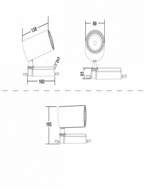 Светильник на штанге Maytoni Vuoro TR029-3-20W4K-W в Советском - sovetskiy.mebel24.online | фото 4